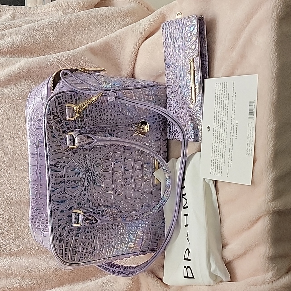 Brahmin Violet Wonderland set